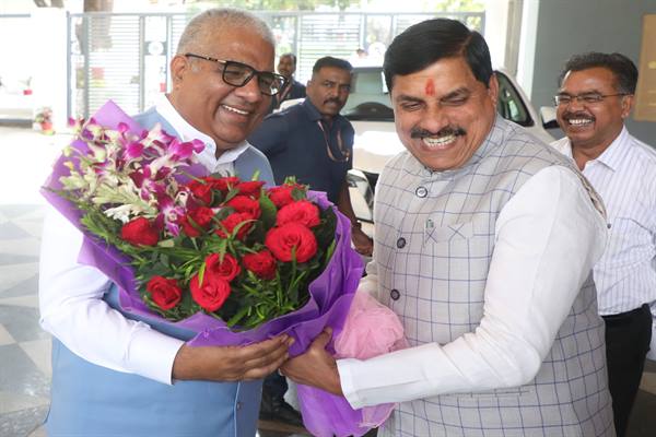 मुख्यमंत्री डॉ. यादव से केन्द्रीय वन मंत्री श्री भूपेंद्र यादव ने की सौजन्य भेंट