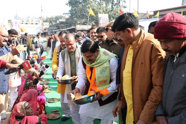 CM Dr. Yadav wishes happiness and prosperity of the state after darshan and worship of Shri Ramraja Sarkar