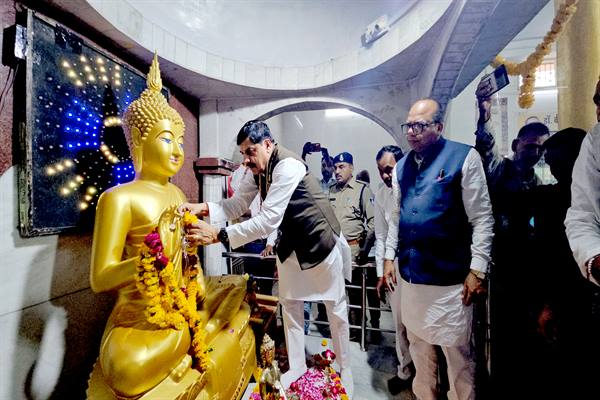 India is the Only Country that Follows the Ideals of Lord Buddha : CM Dr. Yadav