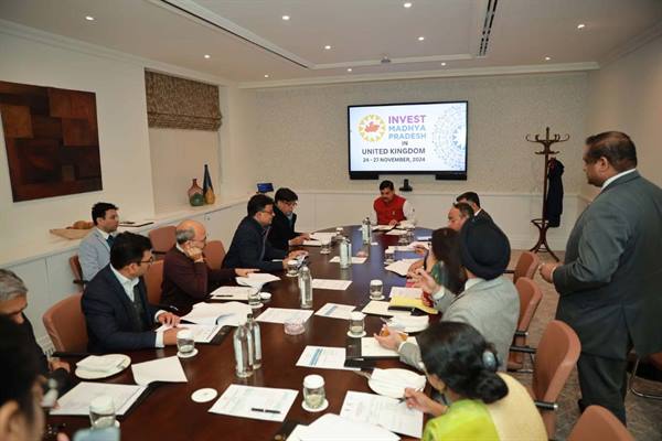 CM Dr. Yadav discusses investment and development with the Indian High Commission