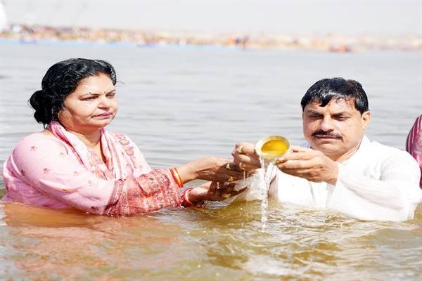 I have come to Prayagraj with the resolution of grand organization of Ujjain Simhastha 2028 : CM Dr. Yadav