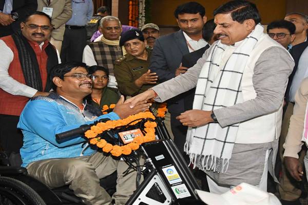 Service and welfare of persons with disabilities is a matter of inner joy : CM Dr. Yadav