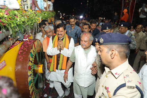 मुख्यमंत्री डॉ. मोहन यादव “भगवान जगन्नाथ रथ-यात्रा” में शामिल हुए