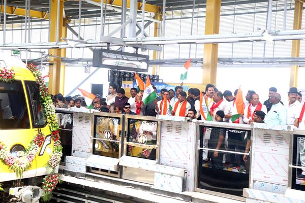 Historic Launch of Indore Metro Rail