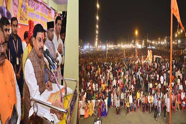 मुख्यमंत्री डॉ. यादव कोलार मार्ग, सलैया और छोला दशहरा मैदान में दशहरा उत्सव कार्यक्रमों में शामिल हुए