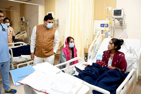 मुख्यमंत्री डॉ. यादव ने किया सागर मल्टी स्पेशलिटी हॉस्पिटल का निरीक्षण