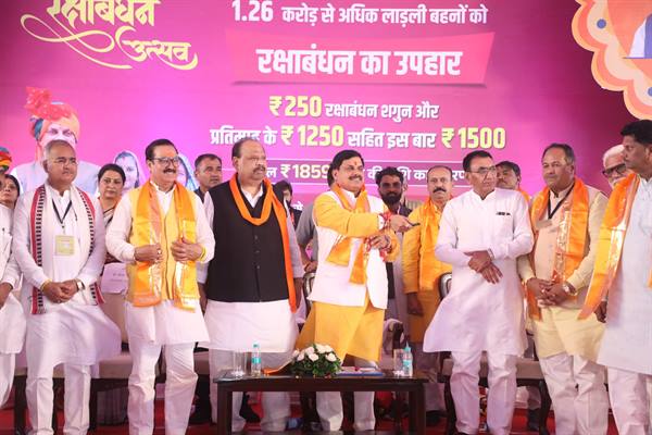 Raksha Bandhan is a symbol of the eternal bond between brother and sister: Chief Minister Dr. Yadav