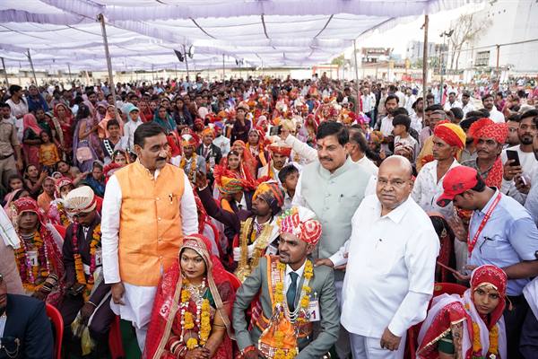 पाणिग्रहण संस्कार का भारतीय संस्कृति में महत्वपूर्ण : मुख्यमंत्री डॉ. यादव