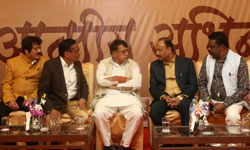 जनसम्पर्क मंत्री श्री पी.सी. शर्मा स्टेट प्रेस क्लब म.प्र. के कार्यक्रम में शामिल हुए।